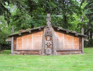 Replica of Northwest Indian Haida House
